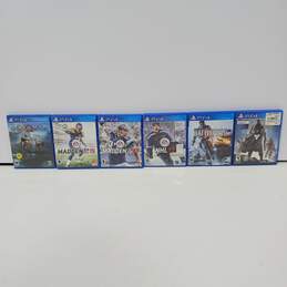 Bundle of 6 Sony PlayStation 4 Video Games