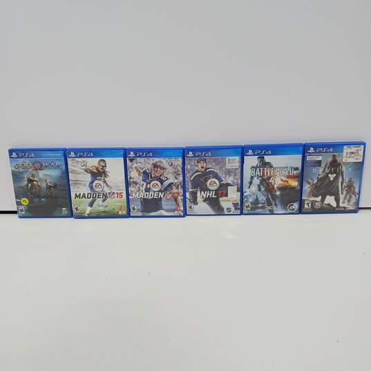 Bundle of 6 Sony PlayStation 4 Video Games image number 1