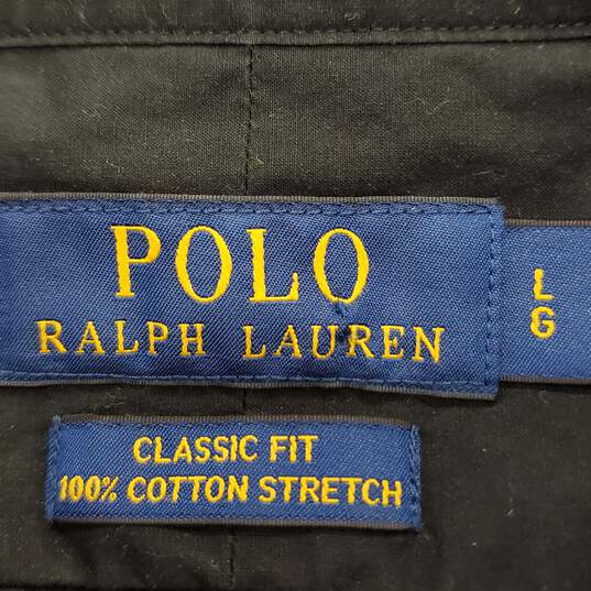 Polo Ralph Lauren Men Black Button Up L image number 3