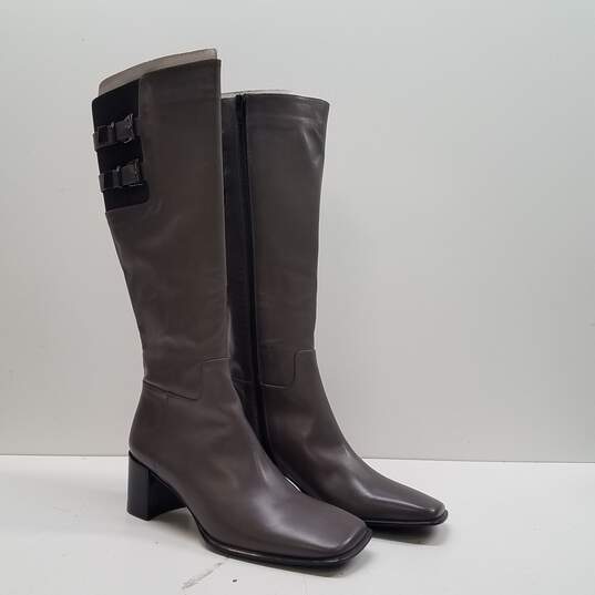 Via Spiga Knee High Riding Boots Taupe 6 image number 3