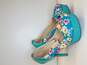 US4-10 Womens Platform Stilettos Super High Heel Printed Floral Size 7 image number 3