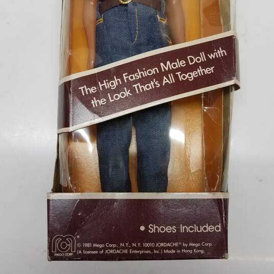 Vintage 1981 Jordache 12in High Fashion Male Doll image number 3