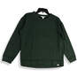 Womens Green Knitted Long Sleeve Crew Neck Pullover Sweater Size Medium image number 1
