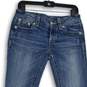 Womens Blue Denim Medium Wash 5-Pocket Design Bootcut Jeans Size 28 image number 3