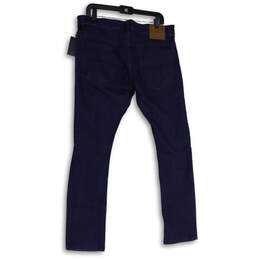 NWT Womens Blue Denim Medium Wash Straight Leg Jeans Size 36W X 32L alternative image