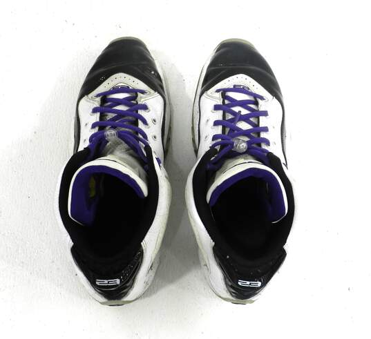 Jordan B'Loyal White Court Purple Men's Shoe Size 11.5 image number 2