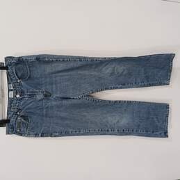 Women's Calvin Klein Boot Cut Denim Blue Jeans 12x30