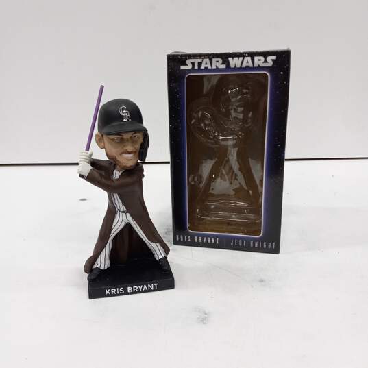 MLB Colorado Rockies Star Wars Kris Bryant Jedi Knight Figure W/Box image number 1