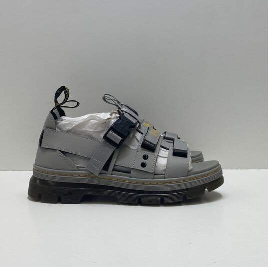 Dr. Martens Pearson Gray Leather Velcro Sandals Women's Size 9 M image number 1