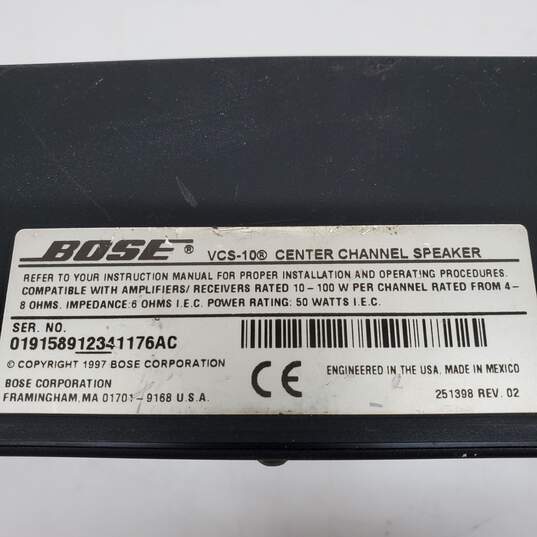 Bose VCS-10 Center Channel Speaker For Parts/Repair image number 3