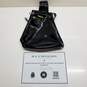 AUTHENTICATED Longchamp Black Patent Leather Drawstring Slingbag image number 1
