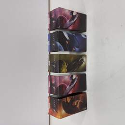 Bundle of 5 Star Trek Collector Glass Figures In Box