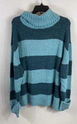 Time And Tru Blue Drape Sweater - Size XXL alternative image