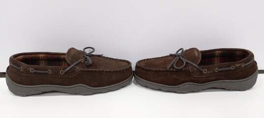 Clarks Indoor + Outdoor Men's Brown Suede Sandals Size 10 image number 4