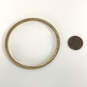 Designer J. Crew Gold-Tone Spiral Twisted Round Bangle Bracelet 17.0g image number 4