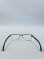 Emporio Armani Matte Gray Square Eyeglasses image number 3