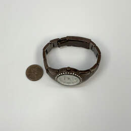 Designer Fossil AM-4138 Rhinestones Analog Round Dial Quartz Wristwatch