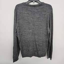 Grey Knit Long Sleeve Sweater alternative image