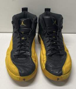 Nike Air Jordan 12 Retro Black, University Gold Sneakers 130690-070 Size 9.5