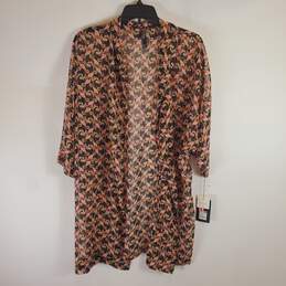 The Webster Women Sheer Floral Robe L NWT