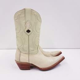 Los Altos Genuine Lizard Leather Western Cowgirl Boots Women's Size 6.5 M
