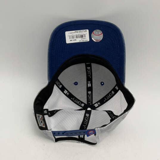 NWT Mens Blue Chicago Cub Adjustable Snapback Hat One Size Fits Most image number 5