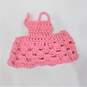 Vintage Handmade Knit & Crocheted Baby & Doll Clothing image number 7