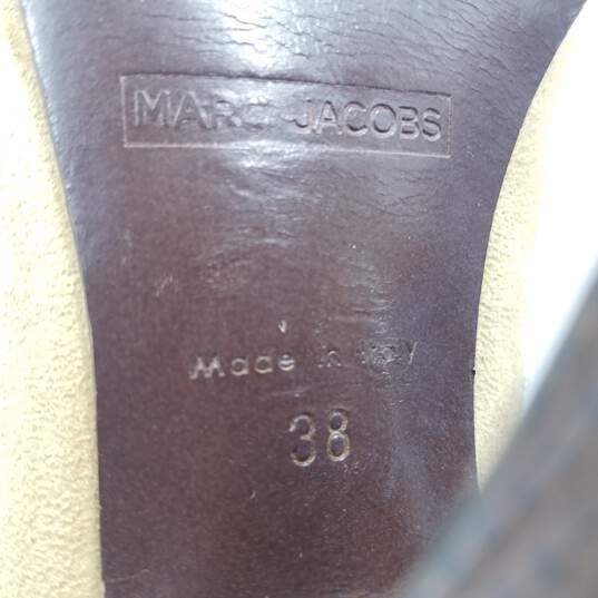 Marc Jacobs Peep Toe Heel Women's Sz.38 Green/Khaki image number 7