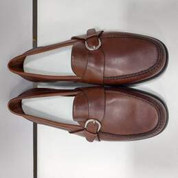 Men's Brown Leather Dress Shoes Size 13 alternative image