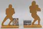NFL Green Bay Packers Bart Starr and Brett Favre Standees with Trading Cards (2) image number 2