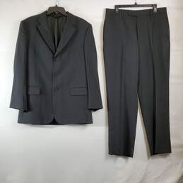 Jos A Bank Men 2PC Black Suit Sz 41R alternative image
