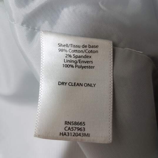 Halogen Women's Pinstripe Cotton Dress Jacket Size XL image number 4
