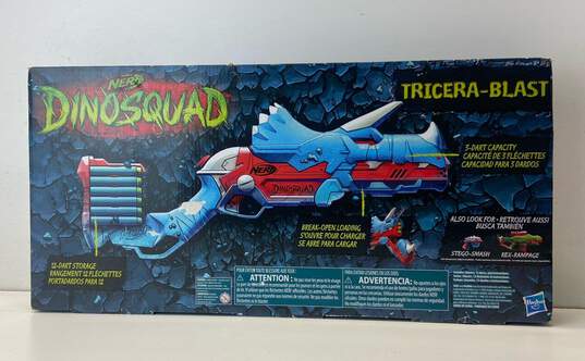 Nerf Dino Squad Tricera Blast Soft Dart Blaster Gun image number 5