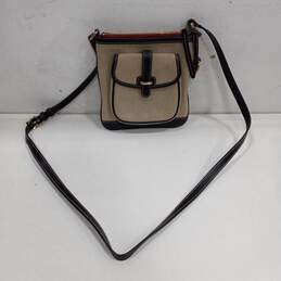 Women's Tan & Black Dooney & Bourke Handbag Purse