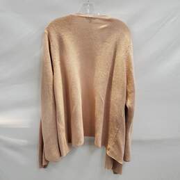 Eileen Fisher Organic Cotton/Organic Linen Blend Open Front Cardigan Size 2X alternative image