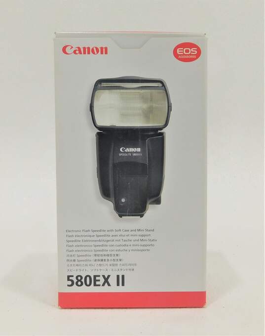Canon Electronic Flash Speedlite 580EX II IOB image number 1