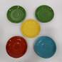 10 pcs Multicolor Fiesta Ware Cups w/ Matching Saucers image number 2