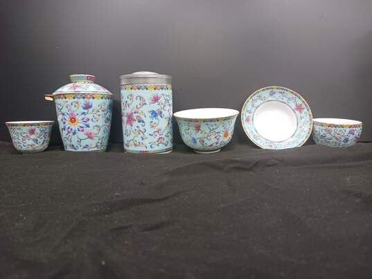 Oriental Tea Set with Original Storage Case image number 5