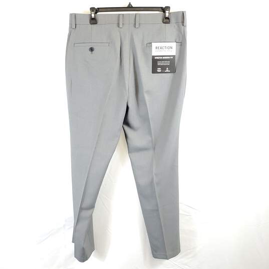 Kenneth Cole Men Grey Dress Pants Sz 34 NWT image number 5