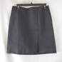 Ann Taylor Women Black Print Midi Skirt Sz 6P NWT image number 4