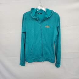The North Face Turquoise Full Zip Hoodie WM Size M