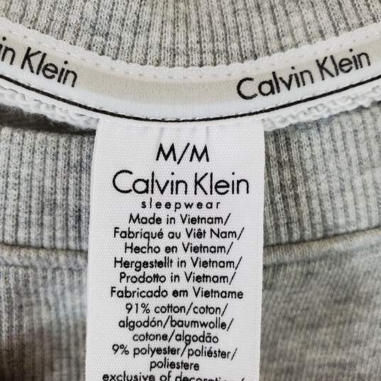 Calvin Klein Women Grey Sleepwear 2Pc Set M NWT image number 4