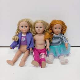 Bundle of 3  Dolls