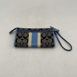 Coach Womens Multicolor Inner Zipper Pocket Clutch Wristlet Wallet alternative image