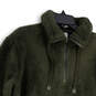 Womens Green Talus Sherpa Long Sleeve 1/4 Zip Pullover Sweatshirt Size S image number 3