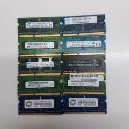Lot of 10 Mixed PC3 DD3 Laptop Memory Ram #4