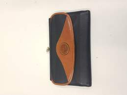 Dooney & Bourke Leather Pocket Book Wallet Black