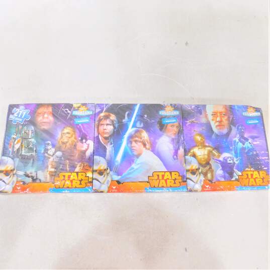 Sealed Star Wars Panorama Puzzle 3 Puzzles Jigsaw 211 Pieces Total image number 1