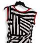 NWT Womens Multicolor Geometric Sleeveless Round Neck A-Line Dress Size XL image number 4