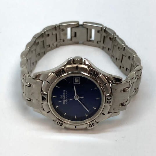 Designer Skagen 63SSXN Silver-Tone Chain Strap Round Dial Analog Wristwatch image number 3